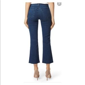 J Brand Selena Mid-Rise Cropped Boot Cut Caspian